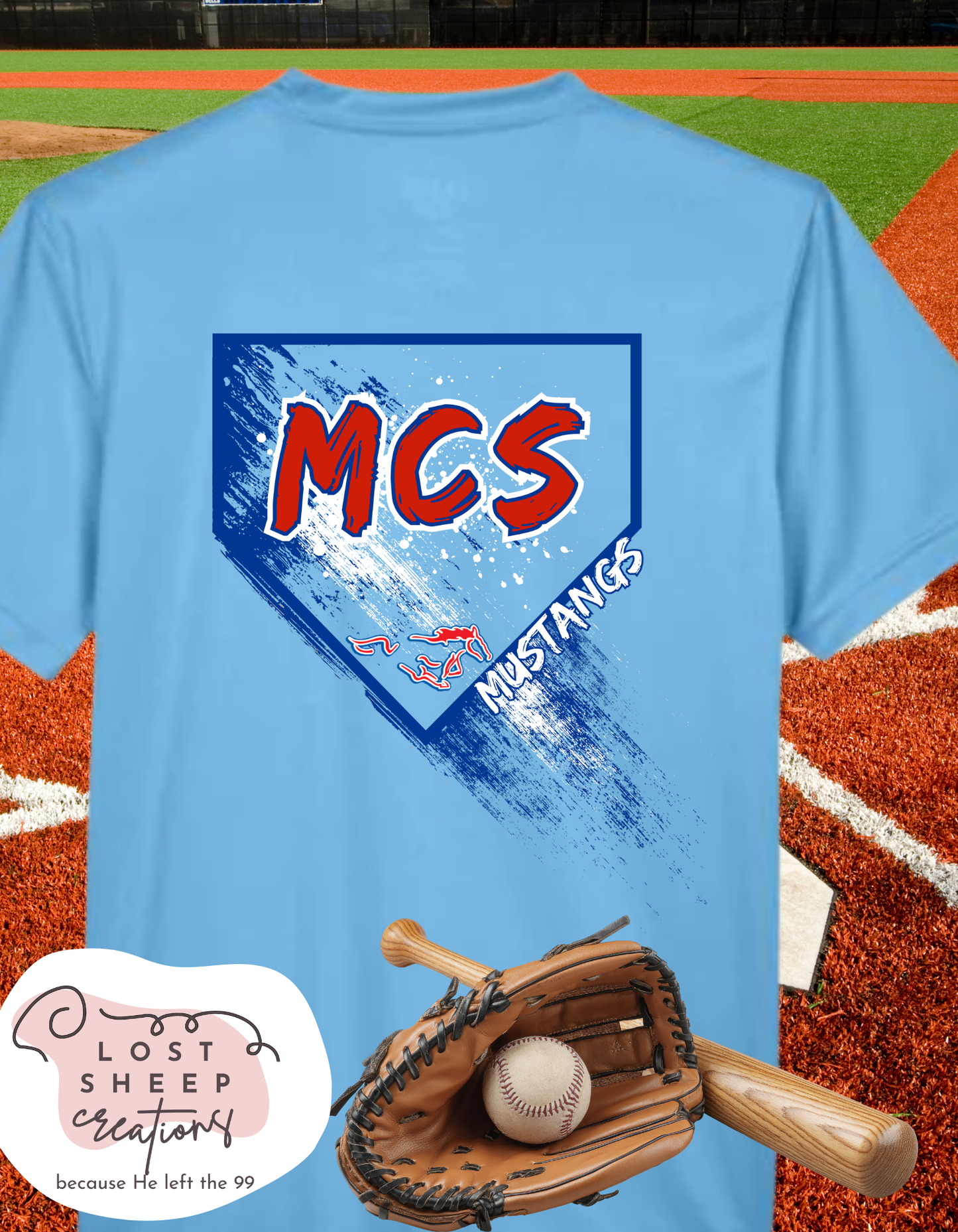 **YOUTH** MCS Baseball Dusted