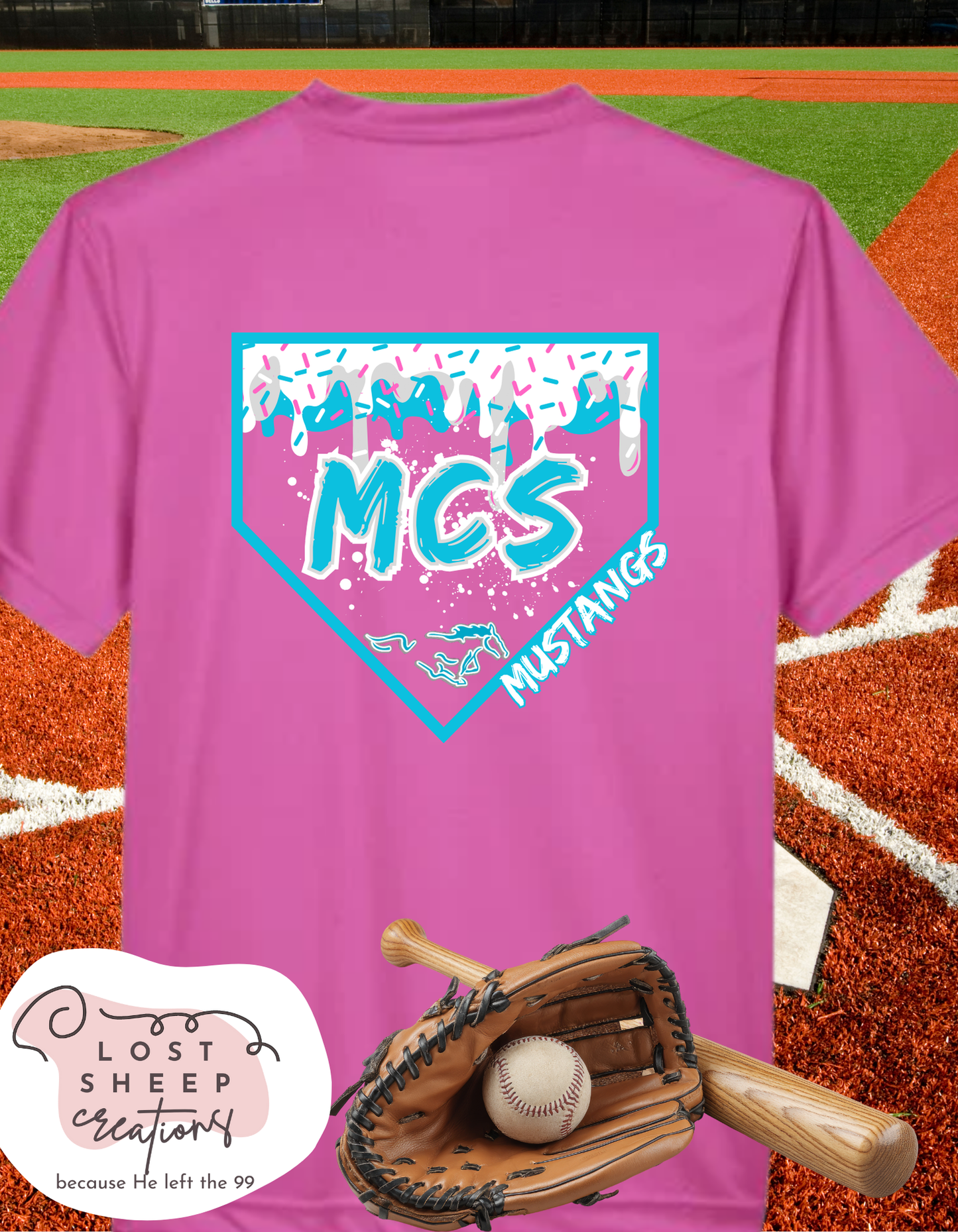 **YOUTH** MCS Baseball Ice Cream Drip