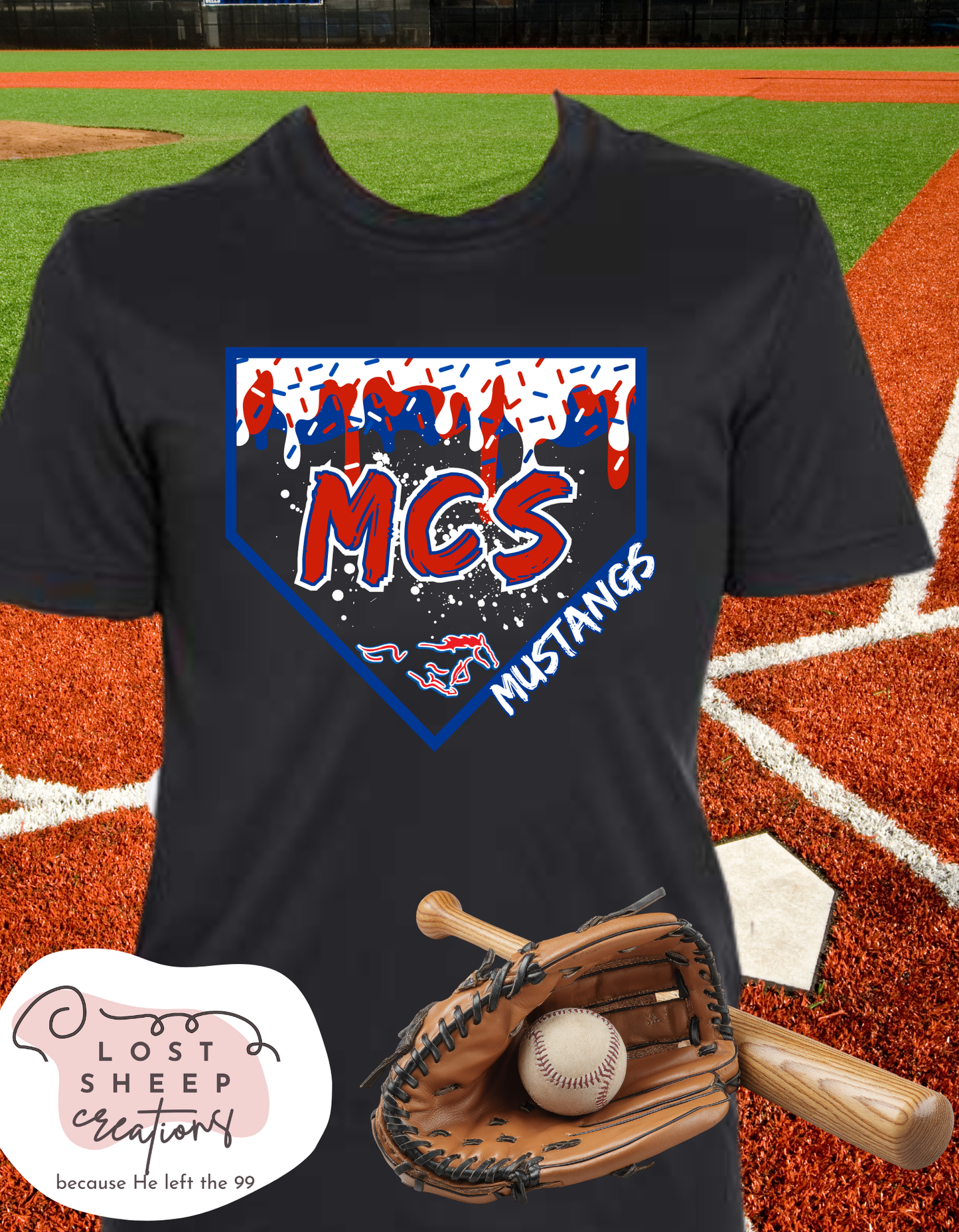 **YOUTH** MCS Baseball Ice Cream Drip