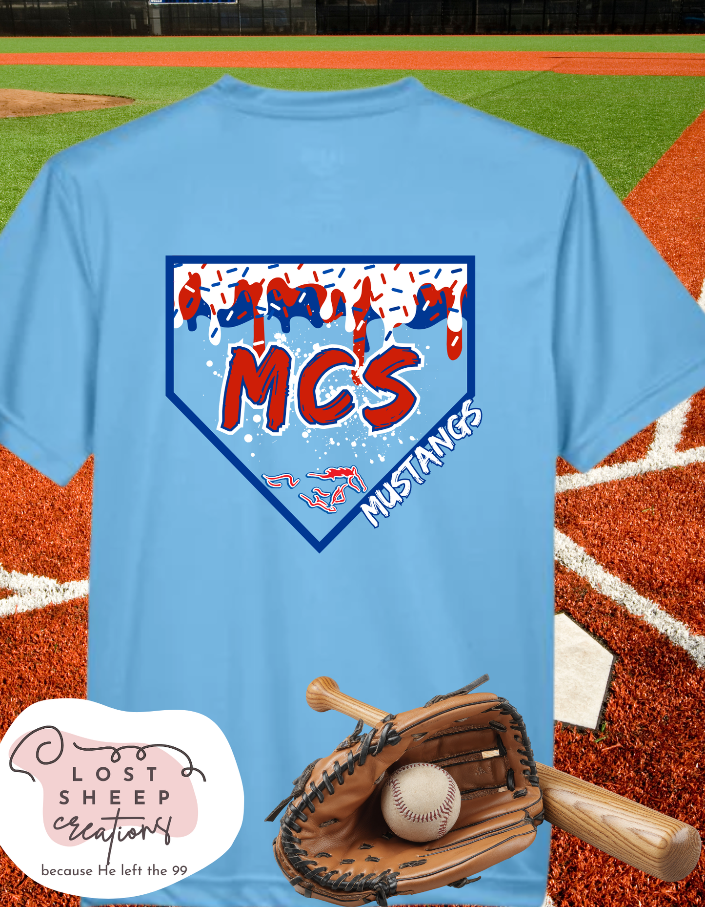 **YOUTH** MCS Baseball Ice Cream Drip